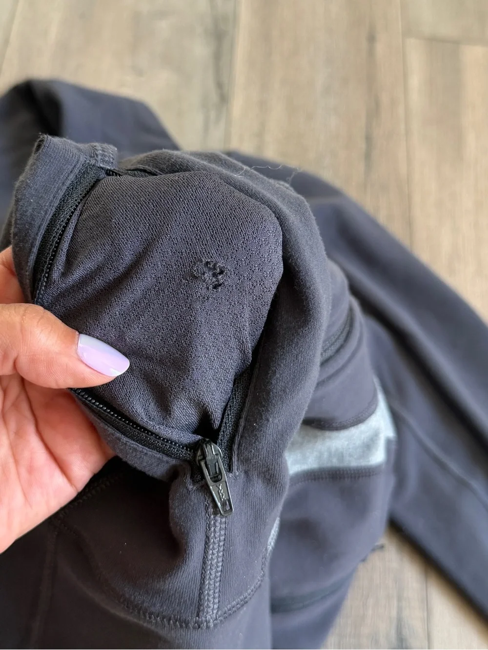 Lululemon Stride Full Zip Jacket Gray Size 4 (Small)